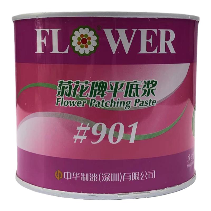 墙面凹凸裂缝修补菊花牌水性