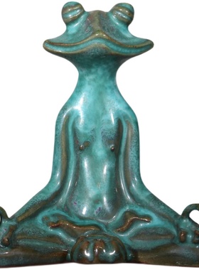 陶瓷窑变钧釉禅定家居中式风摆件