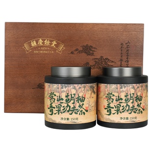 胡庆余堂参茸臻选常山胡柚青果功夫茶300克高端礼盒装专柜同款