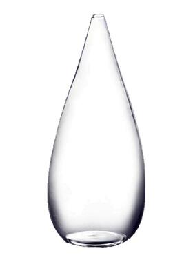 日式玻璃花瓶禅意家居餐桌客厅插花摆件水培花器玻璃透明花瓶