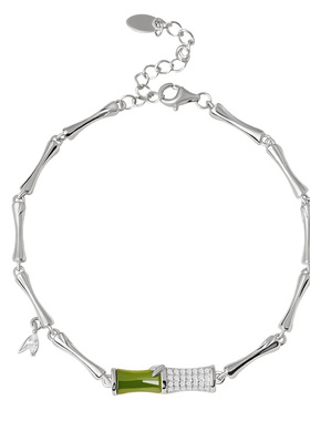 宫里上新正品纯银竹节手链