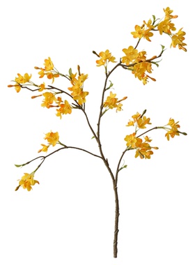 高仿真迎春花连翘喷雪柳仿真花枝