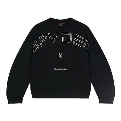 SPYDER蜘蛛女子圆领大logo卫衣