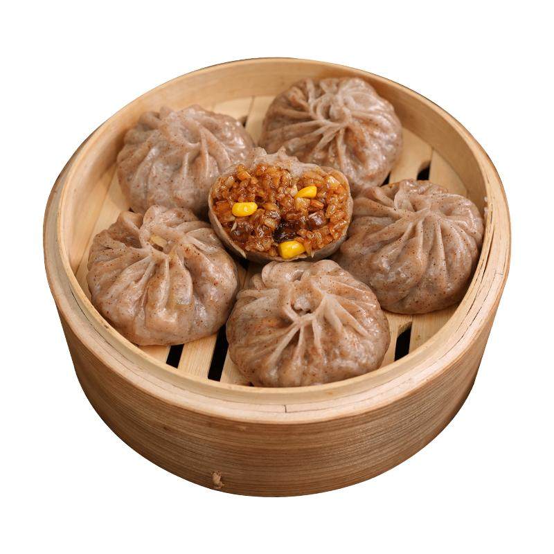 野人日记魔芋低脂纸皮烧麦轻食代餐儿童营养速食早餐烧卖半成品