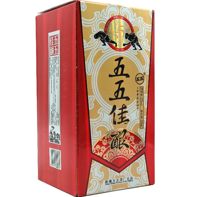 五五新疆52度佳酿整件纯粮食酒