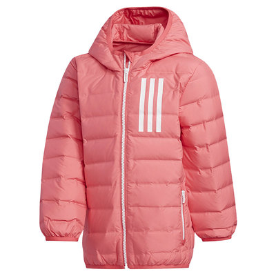 Adidas/阿迪达斯正品 冬季新款女童连帽保暖大童羽绒服EH4145
