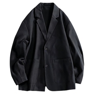班尼路SK冬季款夹克男极简风宽松单排扣时尚商务男士装西装外套YS