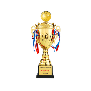 金银铜足球金属奖杯定制金靴奖射手门将金靴奖杯运动会奖牌定做