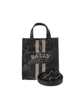 【自营】Bally/巴利精选新款女士FALLIE迷彩印花迷你托特包斜挎包