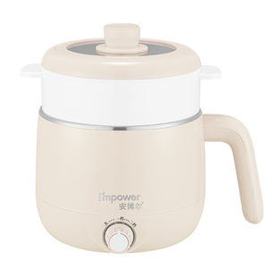 安博尔电煮锅宿舍一人食小型迷你火锅泡面锅小电锅家用多功能小锅