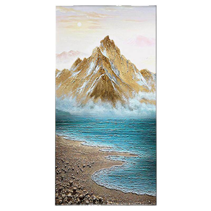 手绘油画客厅沙发玄关装饰画肌理