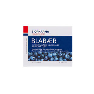 挪威进口Biopharma野生蓝莓精华 花青素 缓解眼睛疲劳 眼干眼累