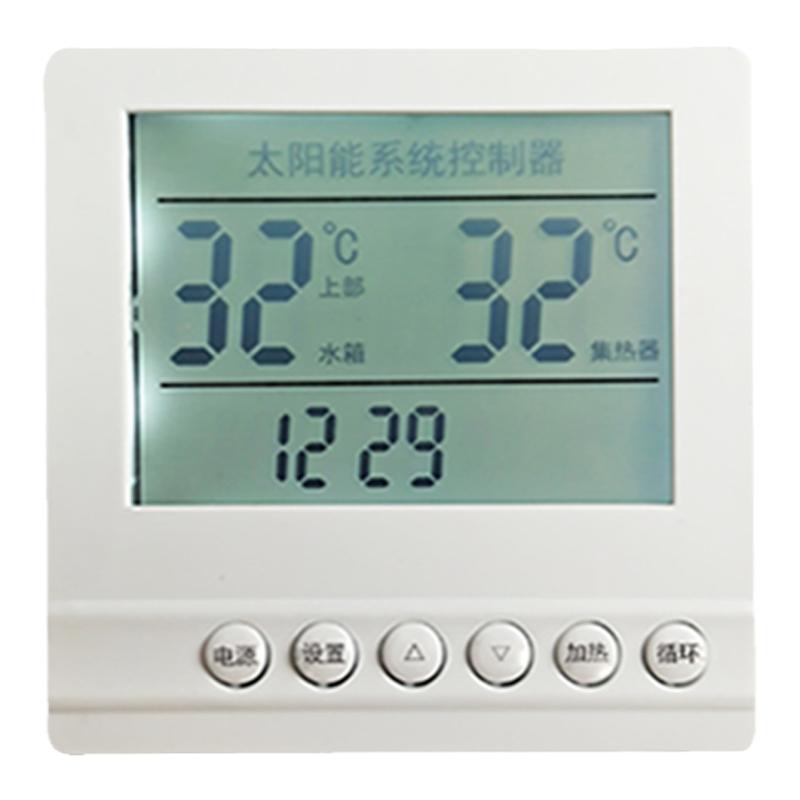 太阳能热水器自动热水回水系统集热双循环86子母型手动加热控制器