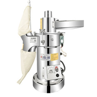 永历中药材粉碎机流水式三七党参磨粉机超细研磨商用高速打粉机器