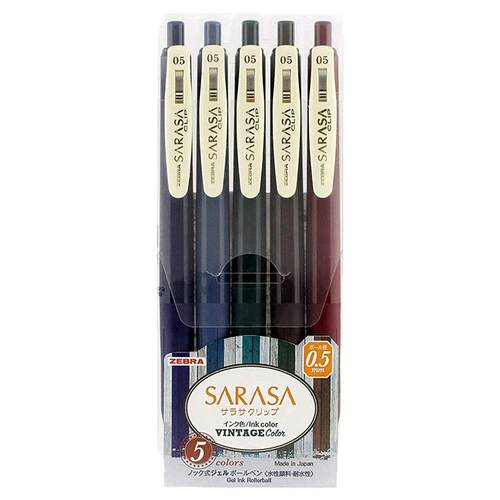 日本ZEBRA斑马JJ15复古限量版第二弹书写工具手帐用笔中性笔水笔