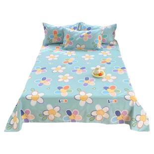 100%新疆高密全棉床单单件纯棉双人被单人床大床卡通儿童学生四季