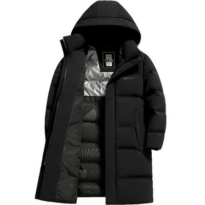 雪中飞加厚保暖长款牛奶丝羽绒服