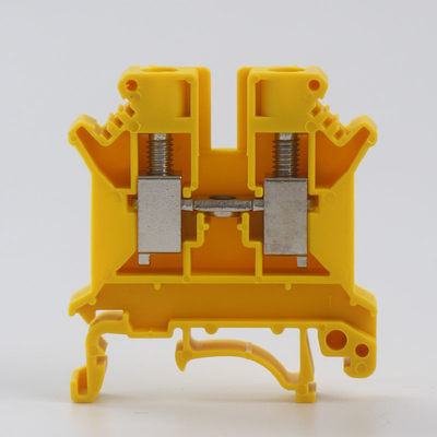 导轨式导轨线方接线端子排6组合件  -N6电压 UKUK-铜6平N