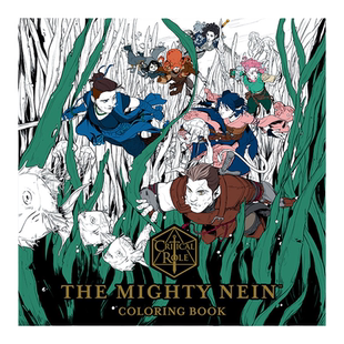 英文原版 Critical Role: The Mighty Nein Coloring Book Dark Horse
