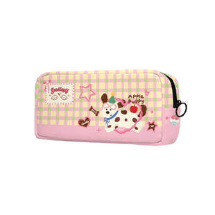 金金兔薄荷粉笔袋文具盒超火简约奶呼呼帆布儿童可爱大容量高颜值