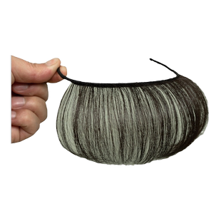 黄梅戏花旦戏曲古装头饰假发造型越剧用品小旦头套真发刘海齐眉穗