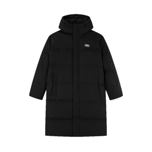 乔丹中长款羽绒服男冬季新款商场同款抗静电驭水科技加厚保暖外套