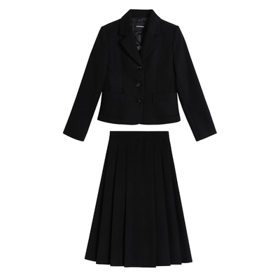 时尚大气收腰毛呢外套