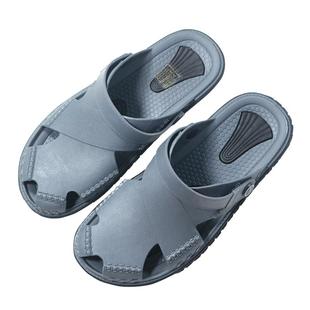 越南橡胶两用凉拖鞋男温突休闲旅游度假乳胶凉鞋防臭脚后带开车鞋