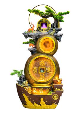 假山流水摆件循环水客厅招财