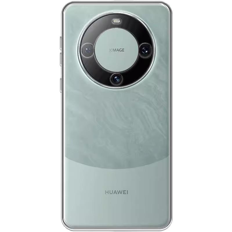 华为mate60pro硅胶透明壳