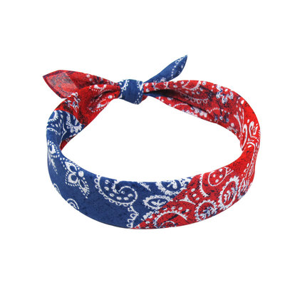 拼接花海盗头巾女包头吸汗发带机车骑行美式嘻哈方巾潮男BANDANA