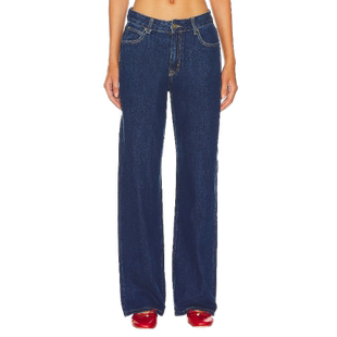 LIONESS 牛仔裤复古风阔腿裤低腰松弛感美式休闲风长裤REVOLVE