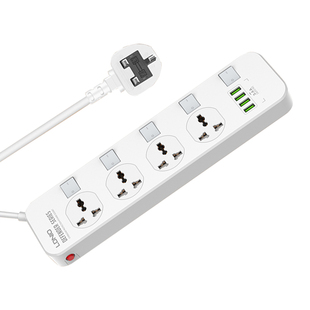 英标插排港版通用接线板万能转换器大功率英式排插拖板插座typec