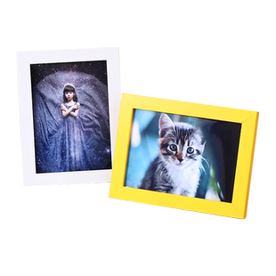 木质6六7七8寸5照片打印加相框摆台创意宝宝儿童相架文化墙展示框