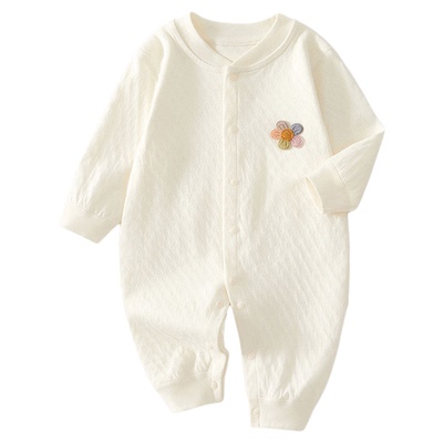 春秋亲肤纯棉连体衣打底单穿睡衣