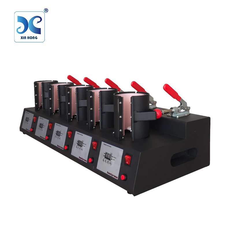 MP150*5本季热销五工位杯子印照片五合一组合式烫画机烫杯机