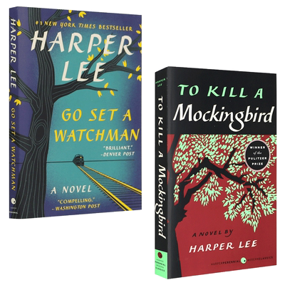 To Kill a Mockingbird 英文原版小说2本套装 杀死一只知更鸟 守望之心 英文版文学书籍 Harper Lee 哈珀李 进口英语书籍