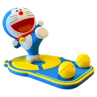 正版哆啦A梦机器猫蓝胖子可爱桌面手机支架可爱创意高颜值女摆件