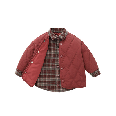 齐齐熊冬装宝宝棉服外套校园神器