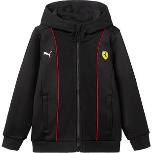 PUMA彪马童装外套男童潮酷拉链开衫法拉利赛车联名款儿童连帽上衣