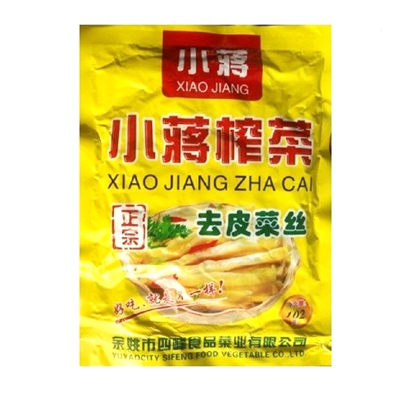 小蒋榨菜  榨菜丝102克X50包/箱包邮余姚特产四峰榨菜小蒋榨菜丝