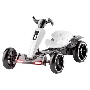 新款可折叠儿童电动卡丁车可坐人四轮遥控玩具车男女小孩生日礼物