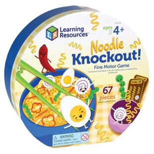 Learning Resources面条自助餐玩具幼儿童精细动作过家家早教桌游