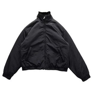 NOFAITH重磅1000G仿貂毛立领夹克上衣男冬季御寒复古宽松休闲外套