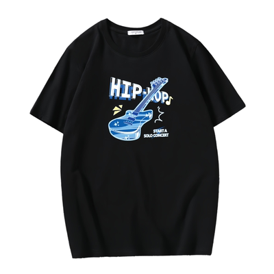 短袖休闲大码全棉男T恤宽松新款