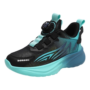 巴布豆儿童鞋子男童鞋单网2026春夏新款男孩跑步鞋网面透气运动鞋