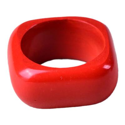 高含量天然原矿真朱砂光面方形跑环手链挂件配件挂件吊坠男女