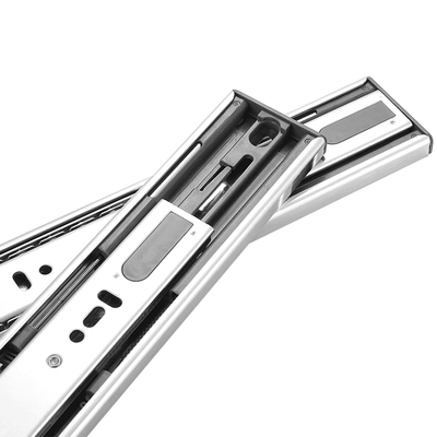 固特阻尼缓冲静音免拉手三节轨