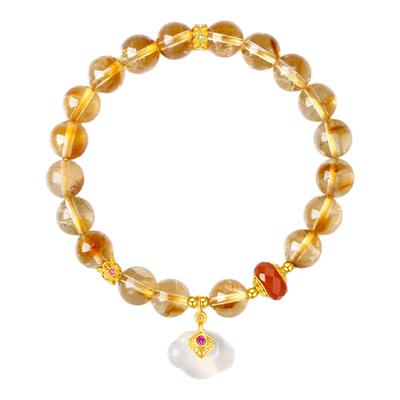 【生日礼物】周大生晶玛瑙手串