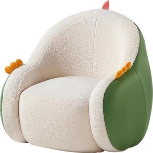 林氏KIDS家居单人布艺沙发椅客厅沙发阅读角小沙发木业